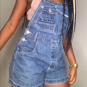 Overall Shorts
